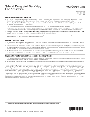 Schwab beneficiary online