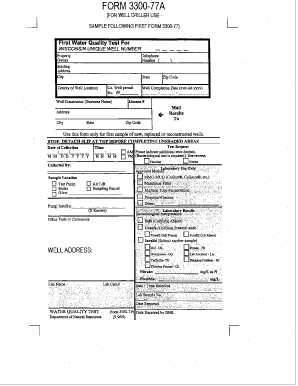 Dnr form 3300 77a