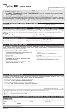 Medical Certificate SR-0040