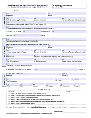 Modulo cessione fabbricato word
