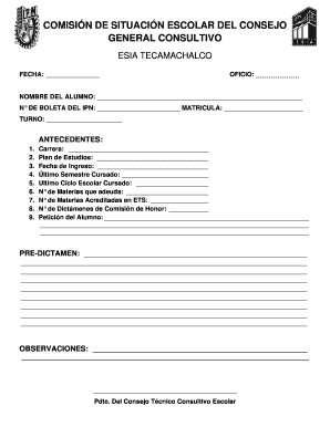 COSIE Formato procedimientos - Instituto Polit cnico Nacional