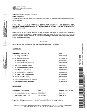 DOA AIDA ALCARAZ MARTINEZ CONCEJALA DELEGADA DE - santantoni