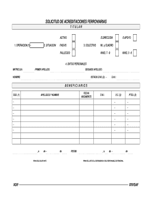 SOLICITUD DE ACREDITACIONES FERROVIARIAS - sff-cgtorg