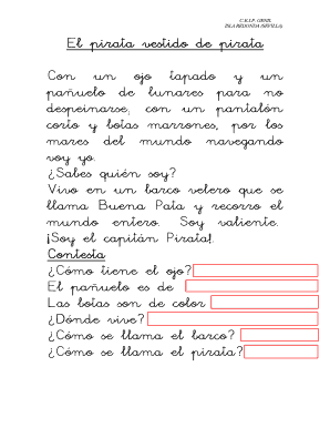 El pirata vestido de pirata