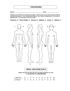 Pain Drawing Form