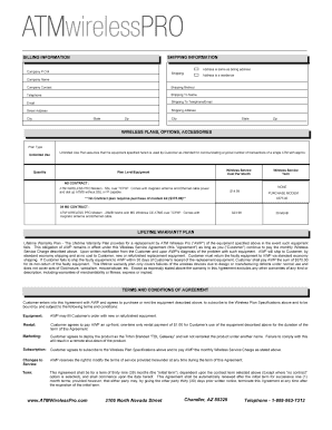 Atm contract