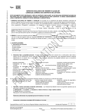 DERECHO EXCLUSIVO DE VENDER O ALQUILAR