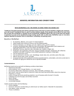 BioRePeel Information and Consent Form