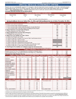 Indiana Property Tax Bill Form 53569