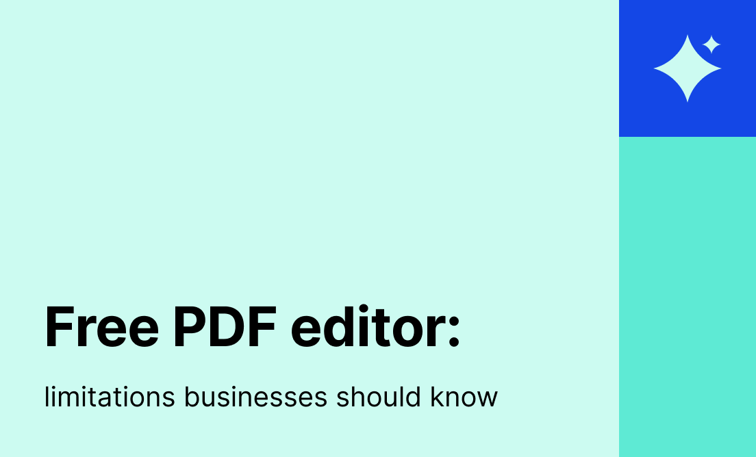 Free PDF editor: limitations businesses should know